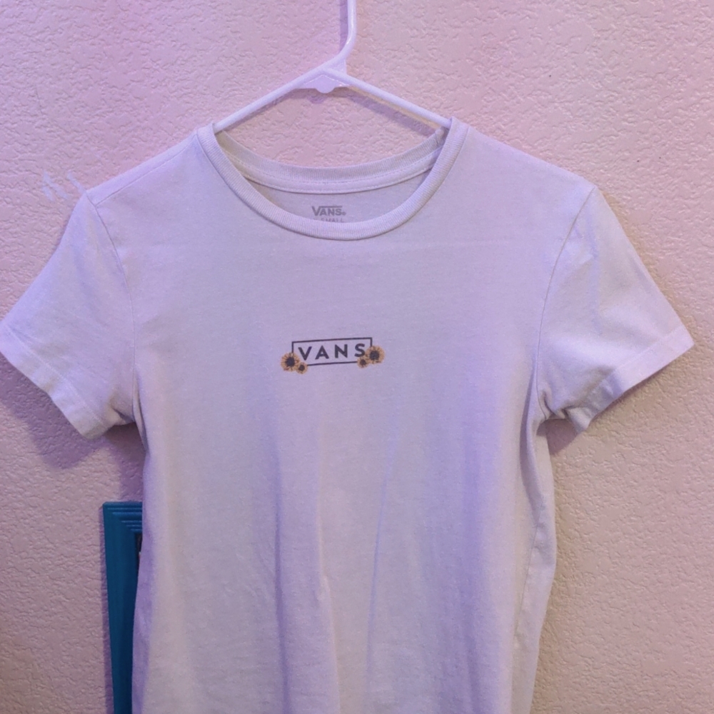 vans off the wall sunflower tee